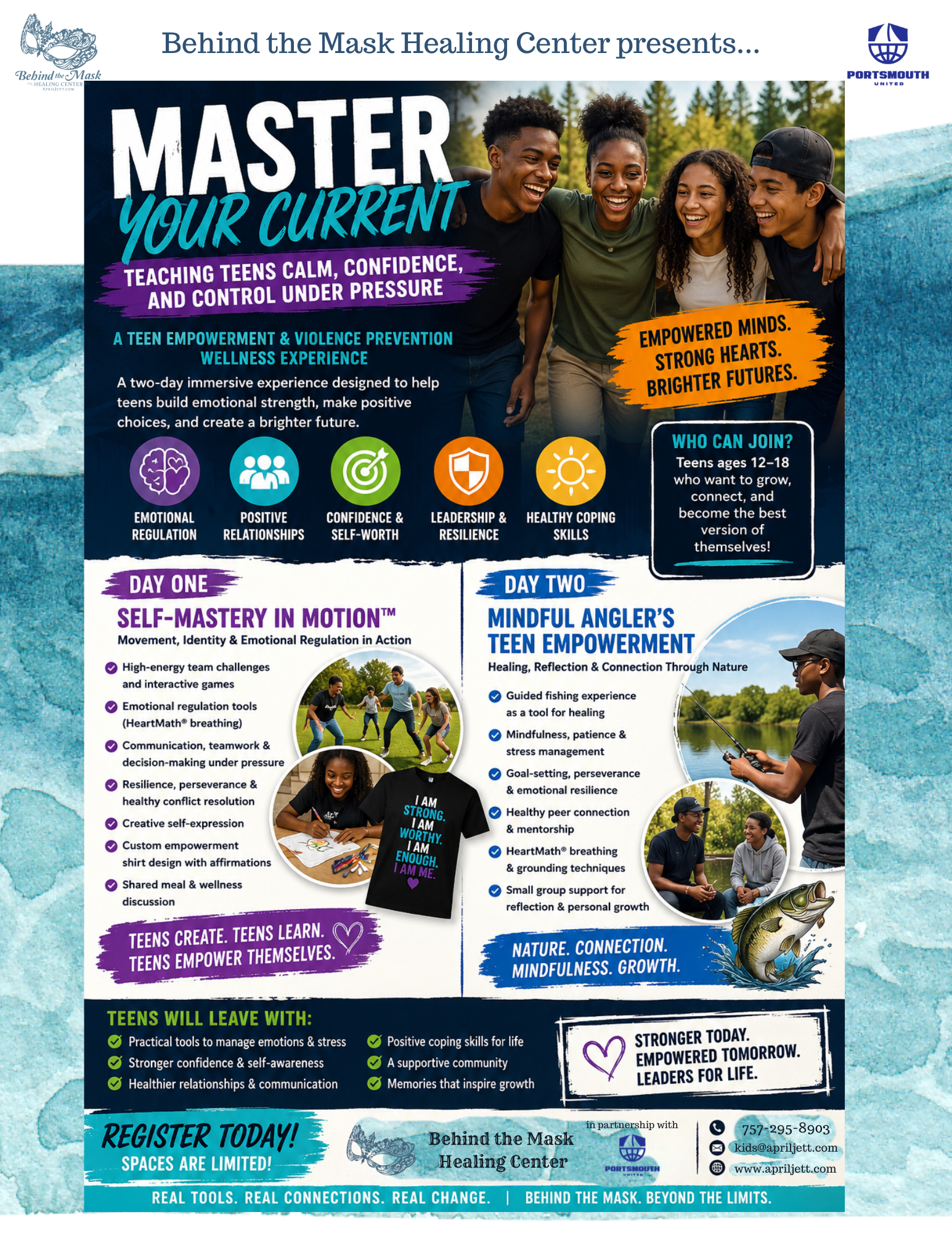 Master Your Current: Teaching Teens Calm, Confidence, and Control Under Pressure flyer
