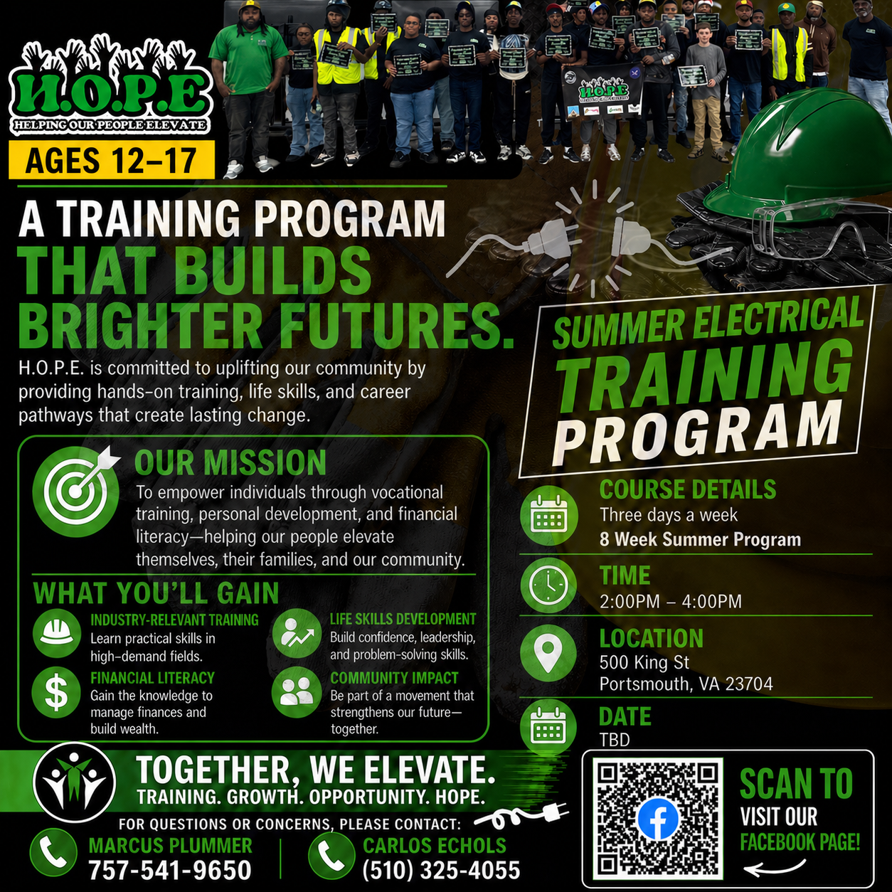 Hope Summer Program flyer