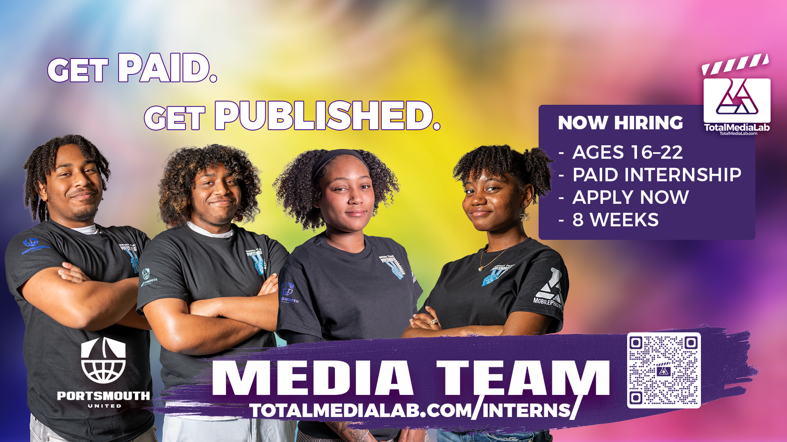 Summer Media Team flyer