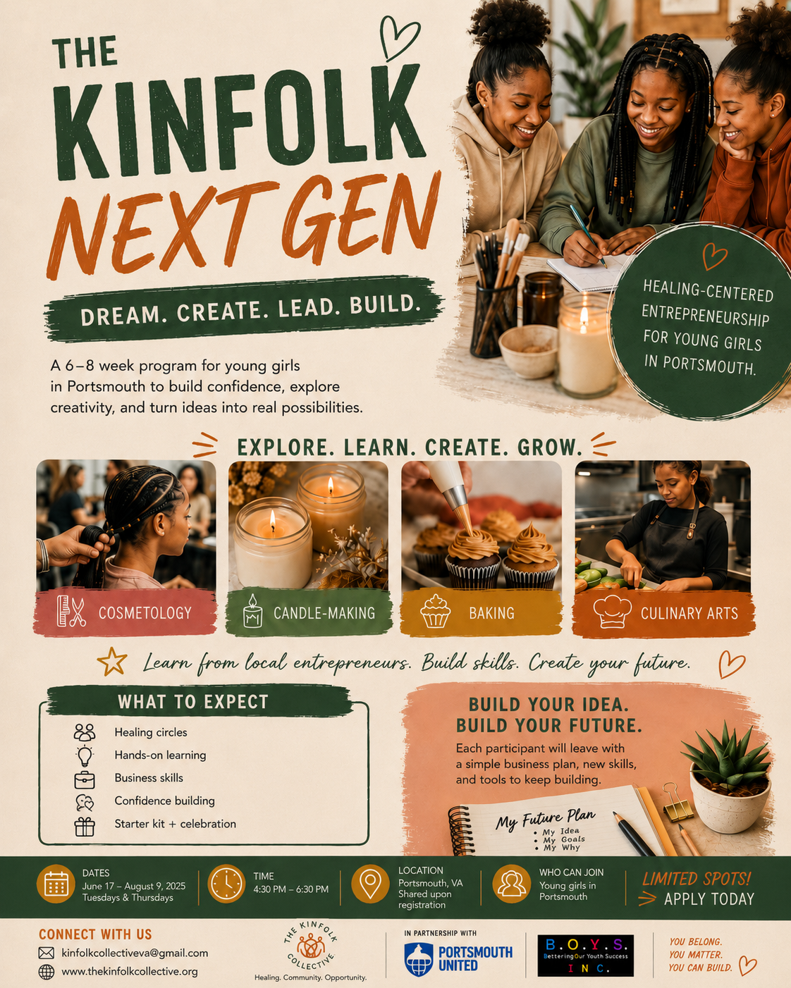 Kinfolk Next Gen flyer